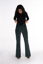Load image into Gallery viewer, VITTORIA pantalone V verde bosco - Zina Italia
