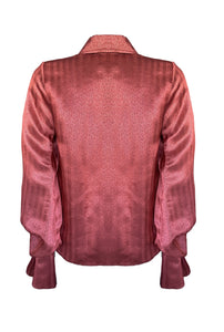NIVES camicia rosso rubino - Zina Italia